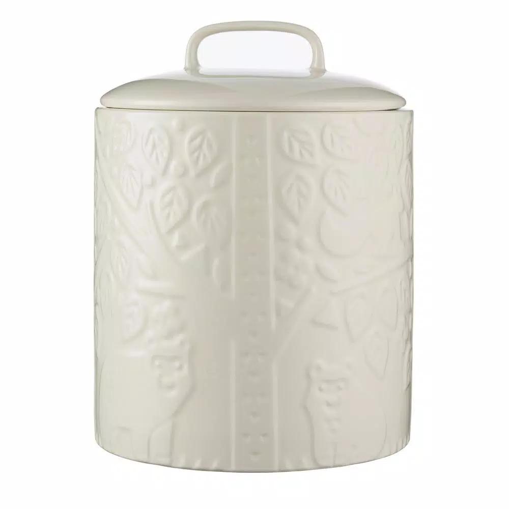 Mason Cash In the Forest Ceramic Sugar Jar, 90 fl oz, Cream