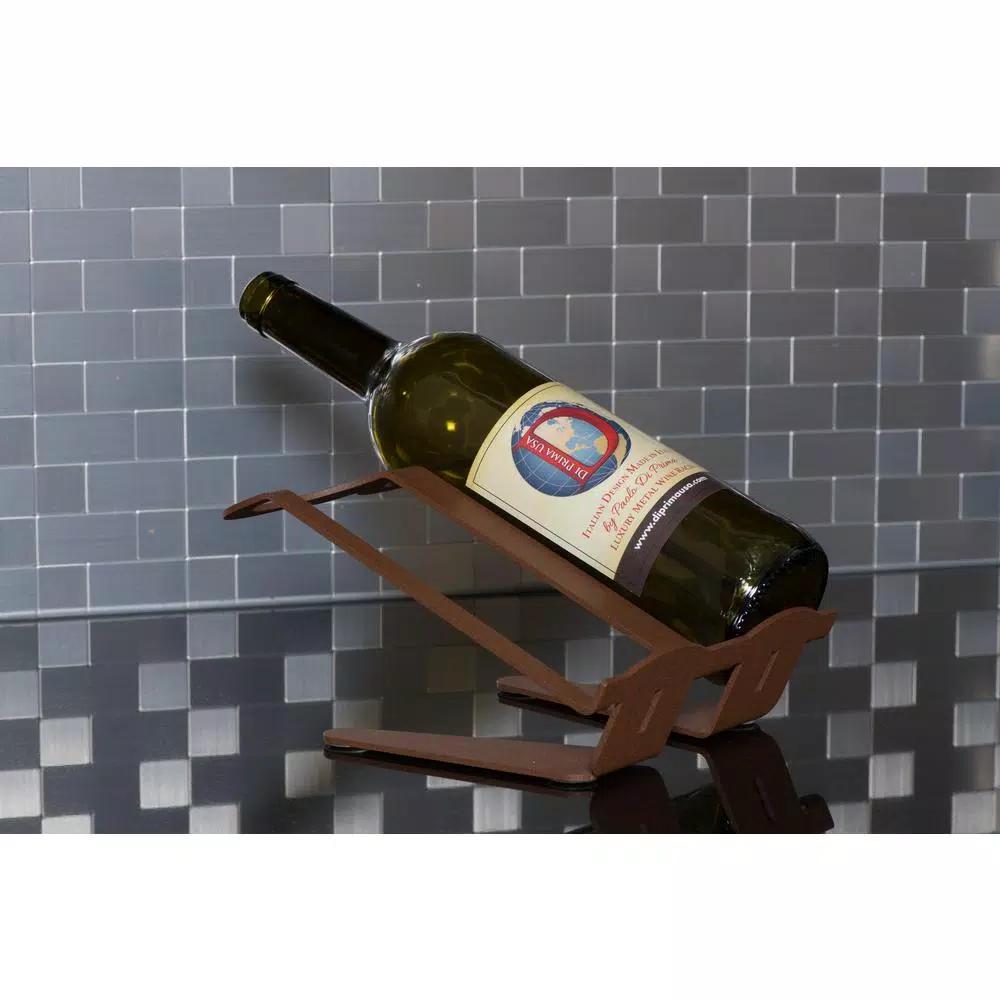 DI PRIMA USA Venetian Freestanding Tabletop Wine Rack - 2 Bottle Capacity, Steel