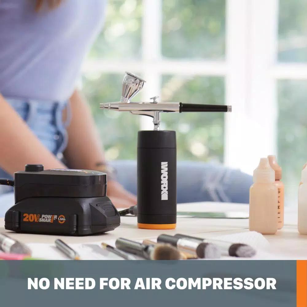 Worx MAKERX 20V Air Brush Rotary Tool Attachment (Tool Only)