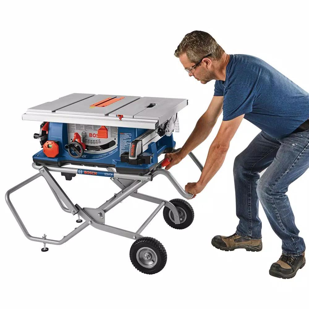 Bosch 4100XC-10 10 in. Worksite Table Saw with Gravity-Rise Wheeled Stand