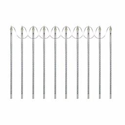 Alpine Corporation Hanging Icicle Lights, Chasing Warm White LED, 540 Count thumbnail 1