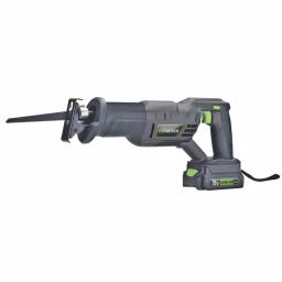 Genesis 20V Cordless Variable Speed Reciprocating Saw Kit with 2Ah Battery, Charger, and 2 Blades thumbnail 1