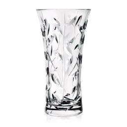 Lorren Home Trends Laurus Crystal Collection 11.5 in. Cut Crystal Flower Vase, Made in Italy thumbnail 1