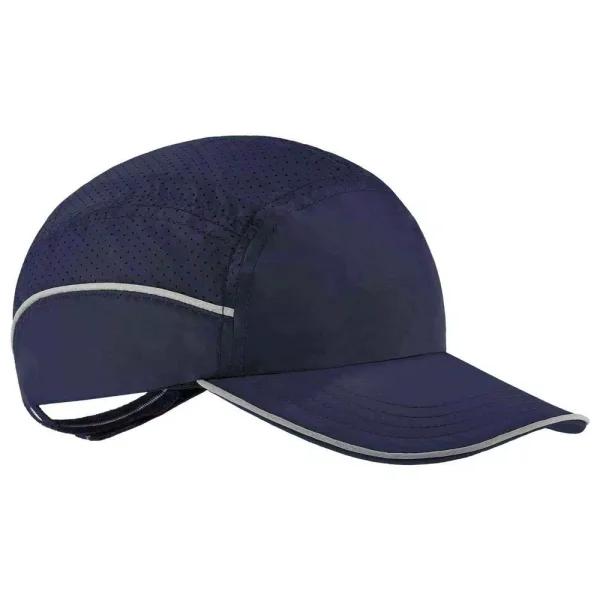 Skullerz 8955 Long Brim Navy Lightweight Vented Bump Cap Hat