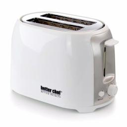 Better Chef 2-Slice White Wide Slot Toaster with Cool-Touch Exterior thumbnail 1