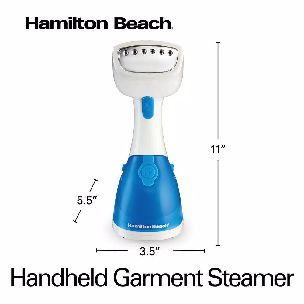 Hamilton Beach Handheld Garment Steamer, 1000W, White
