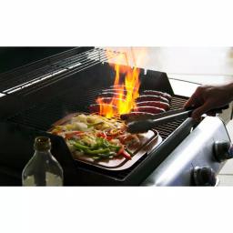 Gotham Steel 12 in. x 11 in. Aluminum Ti-Ceramic Non-Stick Reversible Double Grill and Griddle thumbnail 3