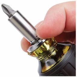 Klein Tools 8-in-1 Multi-Bit Adjustable Length Stubby Screwdriver thumbnail 10