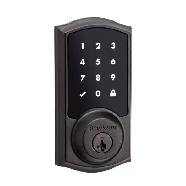 Kwikset SmartCode 916 Z-Wave Smart Deadbolt with SmartKey Security, Venetian Bronze