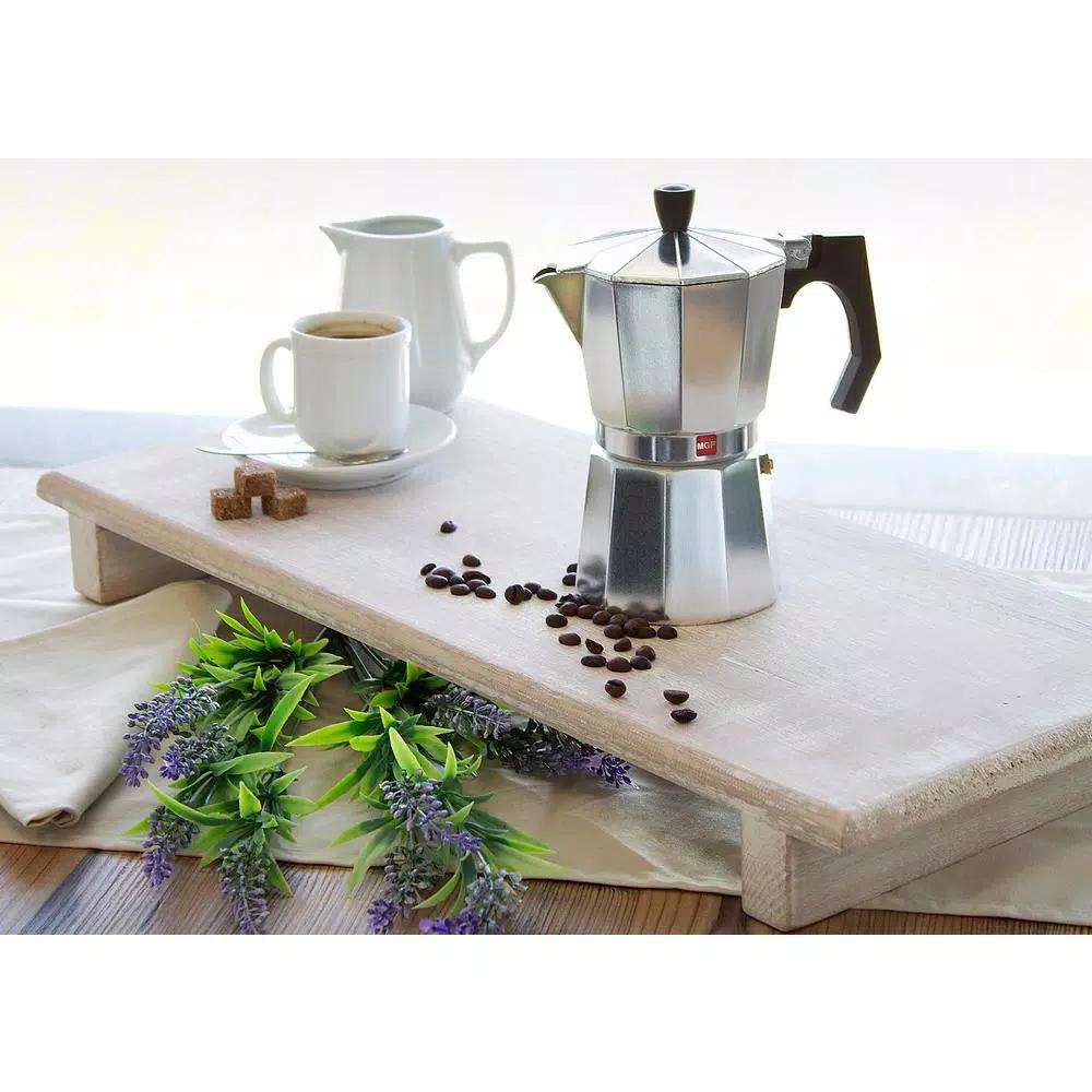 Magefesa Kenia 9-Cup Aluminum Espresso Maker Stovetop Moka Pot