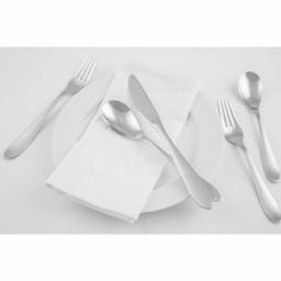 Cambridge Silversmiths Azura Satin Mirror 20-Piece 18/10 Stainless Steel Flatware Set, Service for 4 thumbnail 3