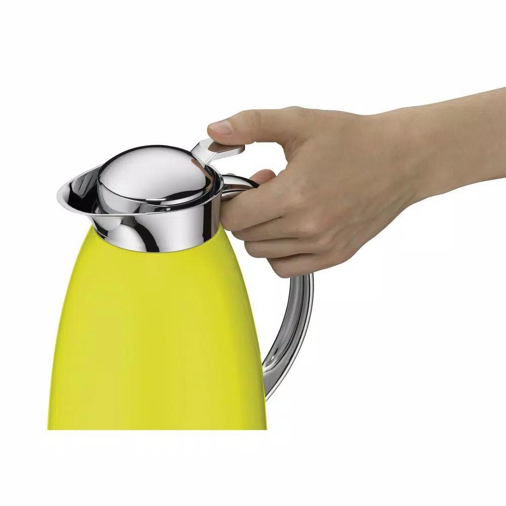 Alfi Gusto Glass Vacuum Carafe, 1.06 Qt. Apple Green Insulated Server