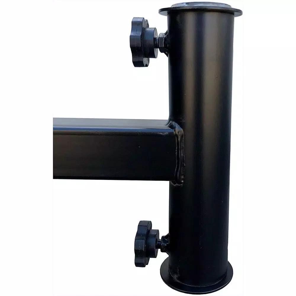 MaxxHaul Heavy-Duty Steel Hitch Mount Umbrella Holder, 2 in. Receiver, 500 lb Capacity