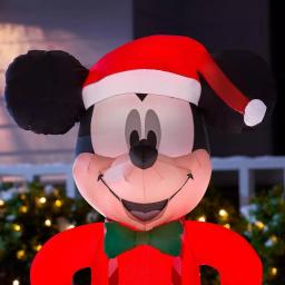 Disney Mickey Mouse 3.5 ft. Inflatable Holiday Decoration with LED Lights thumbnail 4