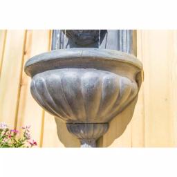 Kenroy Home Royal Resin Wall Fountain with Lion Head Design and LED Light, Zinc Finish thumbnail 9
