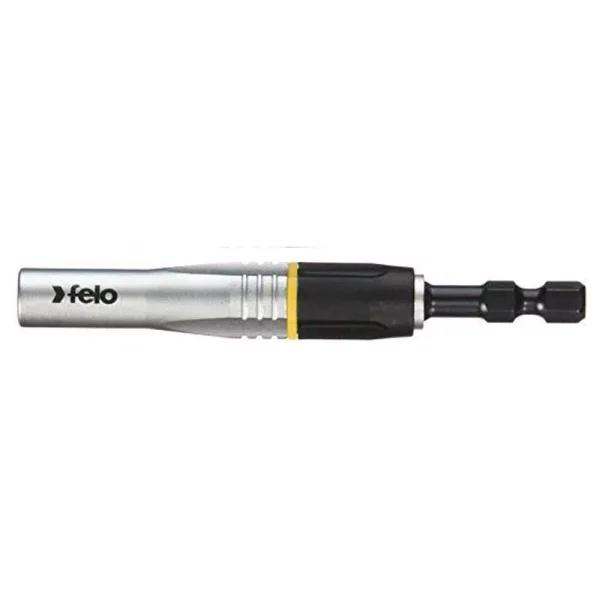 Felo Impact Magnetic Bit Holder, 1/4 in. x 3.75 in., Chrome-Molybdenum-Vanadium Steel
