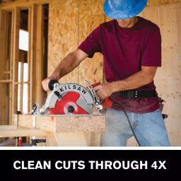 SKILSAW 10-1/4 in. 15 Amp Worm Drive Circular Saw with Diablo Carbide Blade thumbnail 3