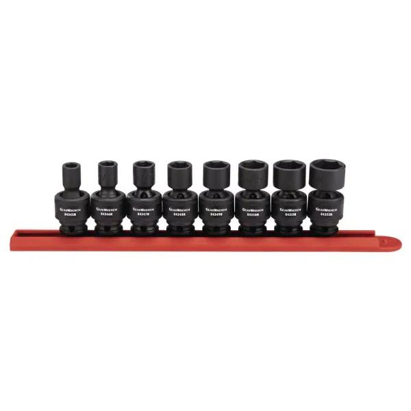 GEARWRENCH 8-Piece 3/8 in. Drive SAE Intermediate Impact Socket Set