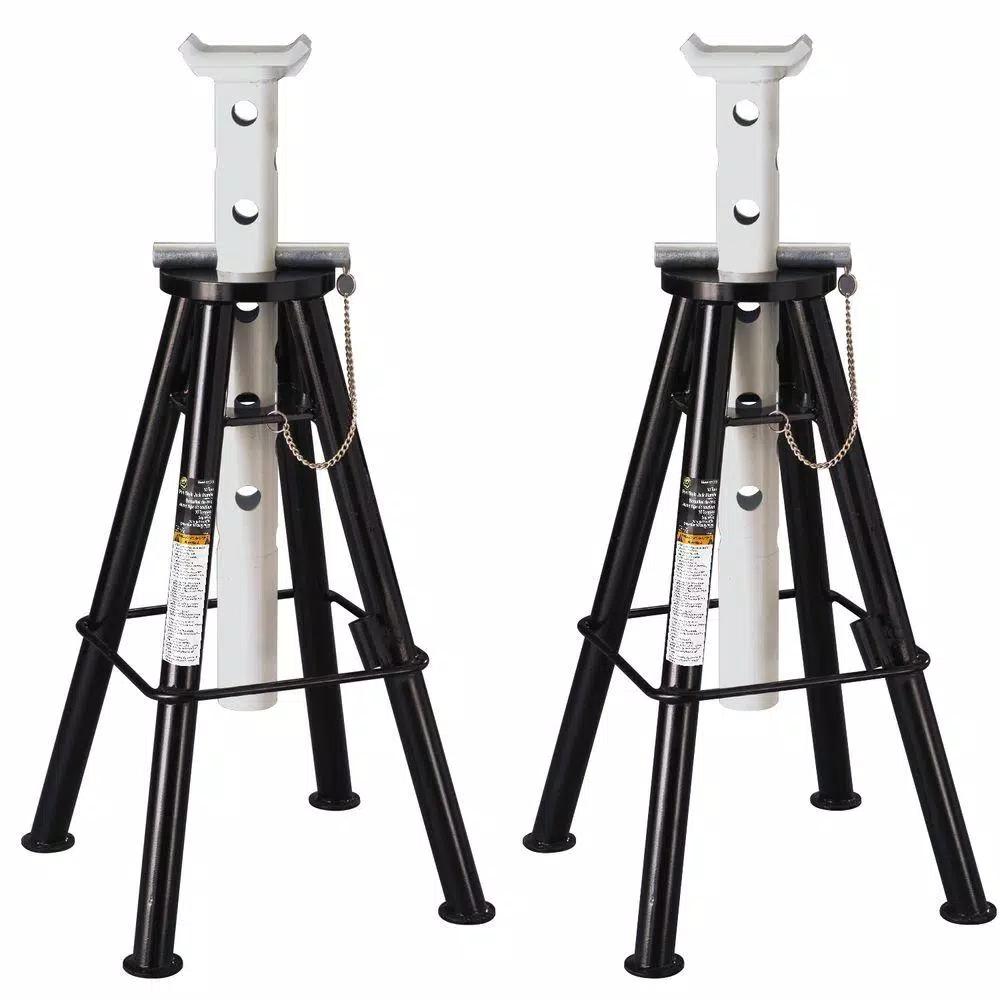 Omega 32107B 10-Ton Heavy Duty Pin Style Jack Stands