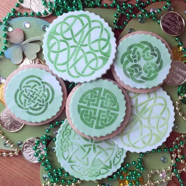 Designer Stencils Celtic Medallion and Cookie Stencil Bundle, 5-Pattern Set
