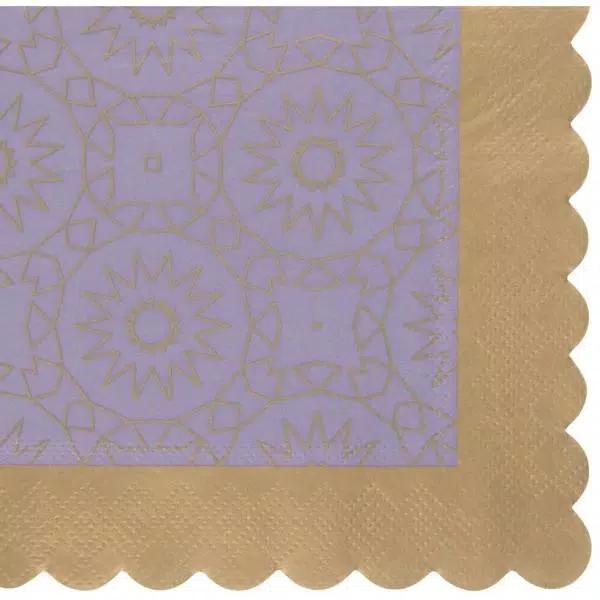 Sugar Plum Party SugarPlum Boho Paper Lunch Napkins, 32-Piece Assorted Colors