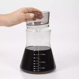 OXO Good Grips 4-Cup Cold Brew Drip Coffee Maker with Stainless Steel Filter, Gray thumbnail 6