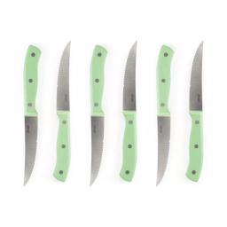 Oster Evansville 14-Piece Stainless Steel Knife Set with Hardwood Block in Turquoise thumbnail 9