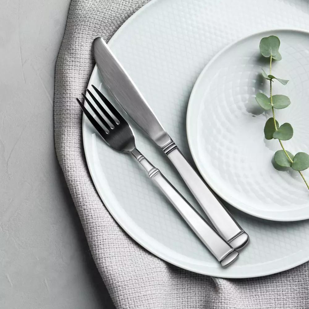 Hampton Forge Avenue 20-Piece 18/0 Stainless Steel Flatware Set, Service for 4