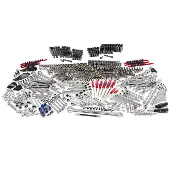 Husky 713-Piece Master Mechanics Tool Set with Impact Sockets and Chrome Finish