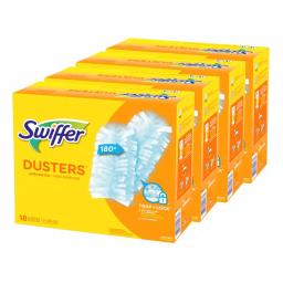 Swiffer Dusters Multi-Surface Unscented Refills, 180 Count (18-Count, 4-Pack) thumbnail 1