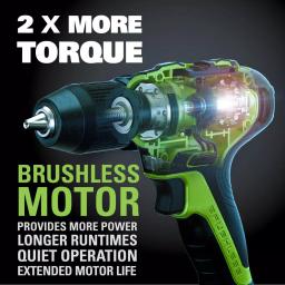 Greenworks 24V Cordless Brushless Impact Driver, 1/4 in. Hex, Tool Only thumbnail 7