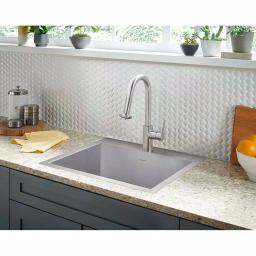 American Standard Memphis Single-Handle Pull-Down Kitchen Faucet, Stainless Steel, 1.8 GPM thumbnail 2