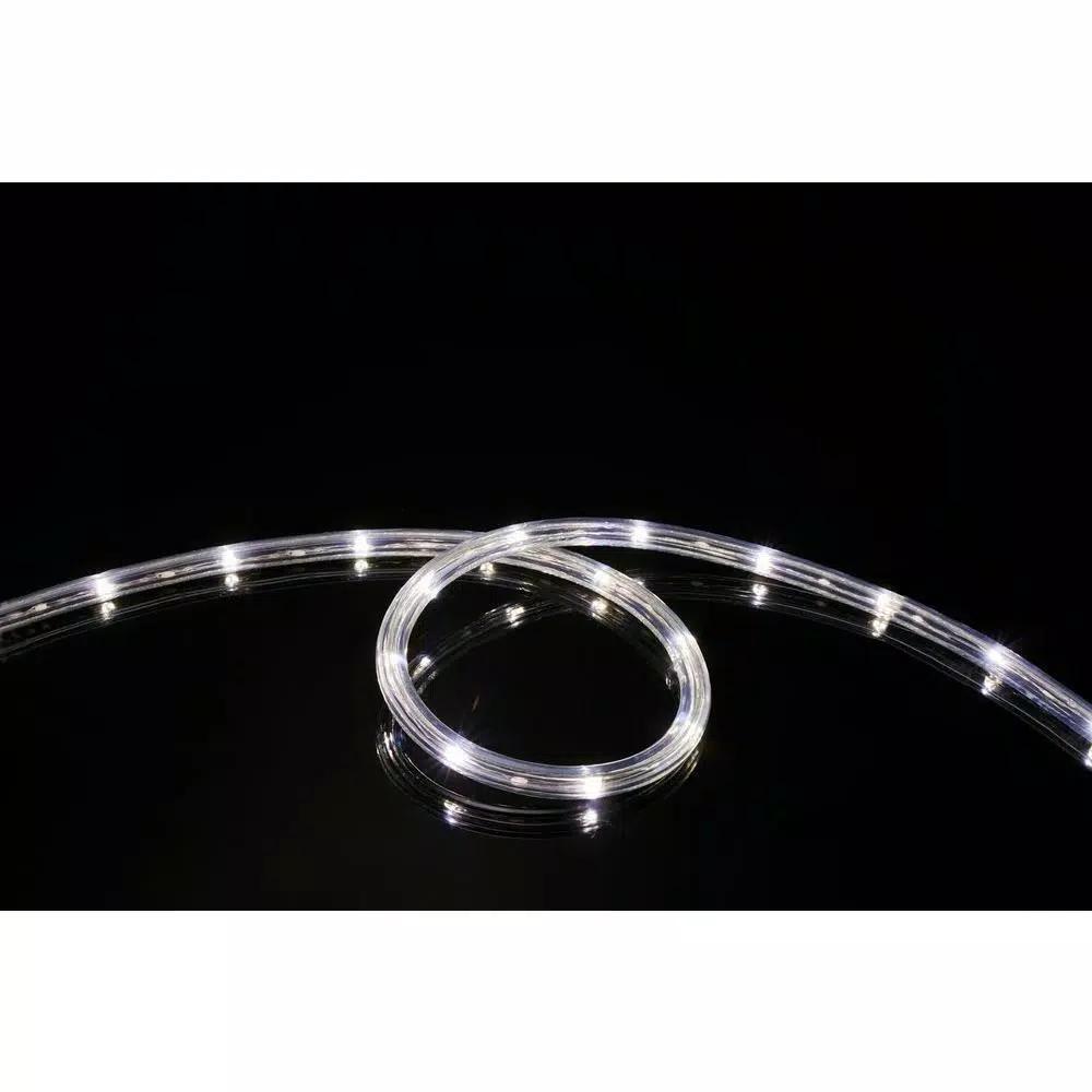 DEERPORT DECOR 4-Pack 48 ft. LED Rope Light Set, 324-Light Cool White, Indoor/Outdoor Specialty Lights