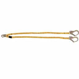 Werner SoftCoil 6 ft. Twin Leg Lanyard with Energy Absorbing Inner Core and Rebar Hooks thumbnail 2