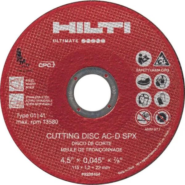 Hilti Ultimate SPX Zirconium Cutting Disc 6 in. x 0.045 in. x 7/8 in. (25-Pack)