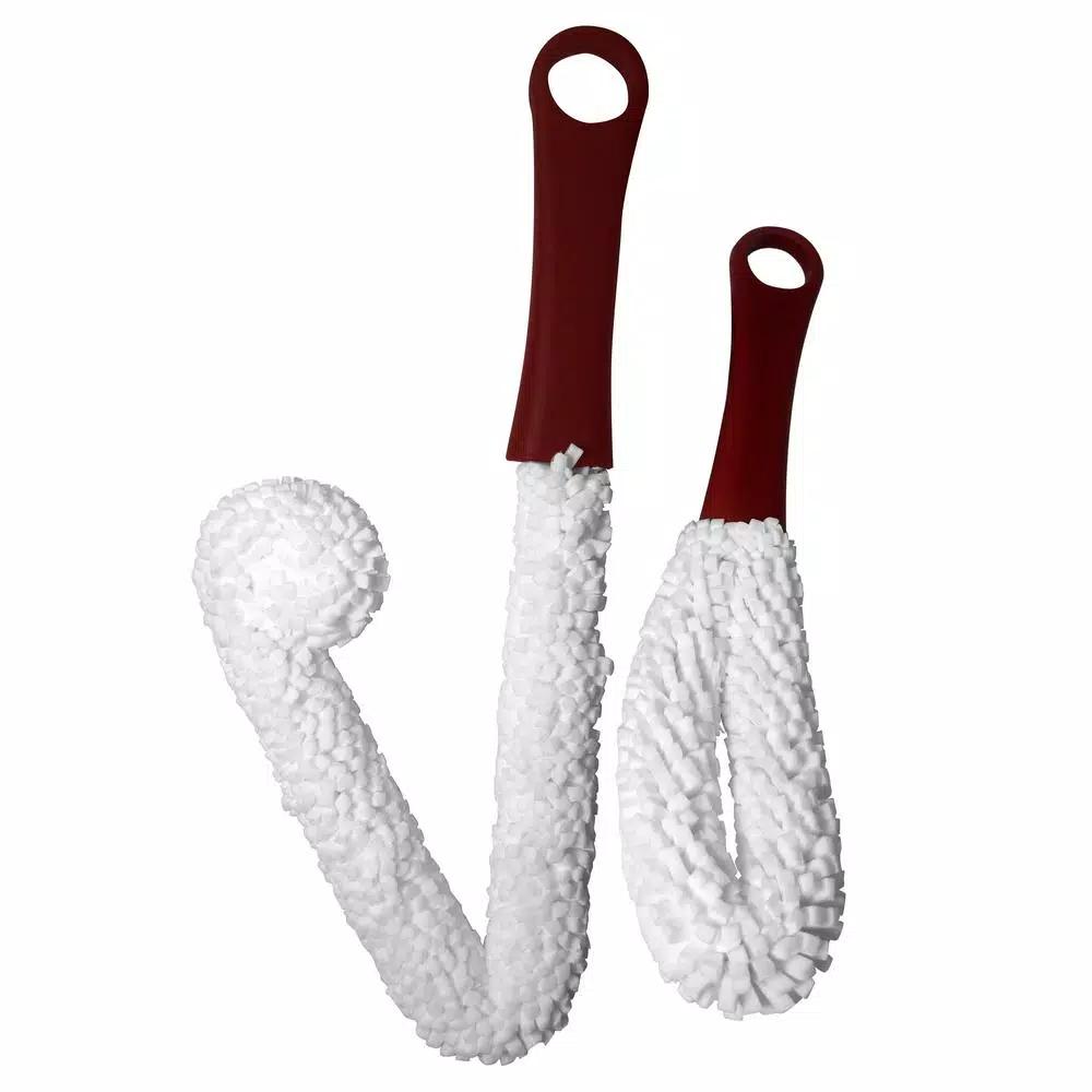 Epicureanist Stemware Cleaning Brush with Non-Abrasive Foam Bristles