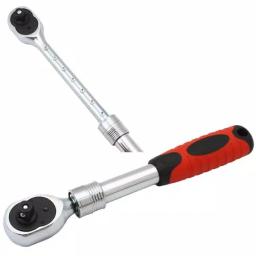 Stark 1/2 in. Extendable Telescopic 72-Tooth Ratchet with Soft Grip Handle thumbnail 2