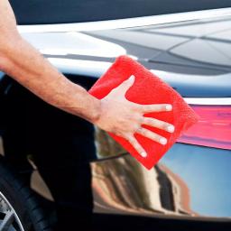 Barrett-Jackson All-Purpose Microfiber Detailing Towel Kit, 9-Pack (Red/Light Gray/Dark Gray) thumbnail 4