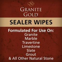 Granite Gold Sealer Wipes for Natural Stone Surfaces thumbnail 8