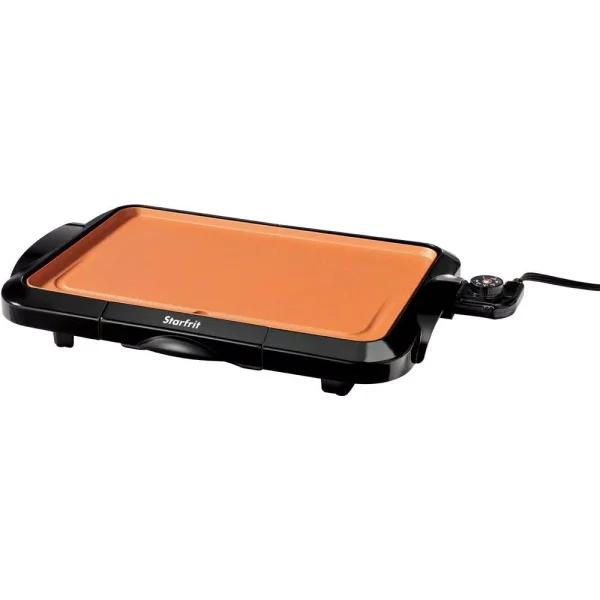 Starfrit Eco Copper Electric Griddle, 176 sq. in. Nonstick Cooking Surface, 1500W
