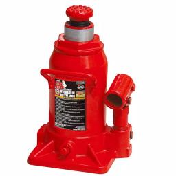 Big Red 12-Ton Low-Profile Stubby Bottle Jack, Hydraulic Steel Lifting Jack thumbnail 1