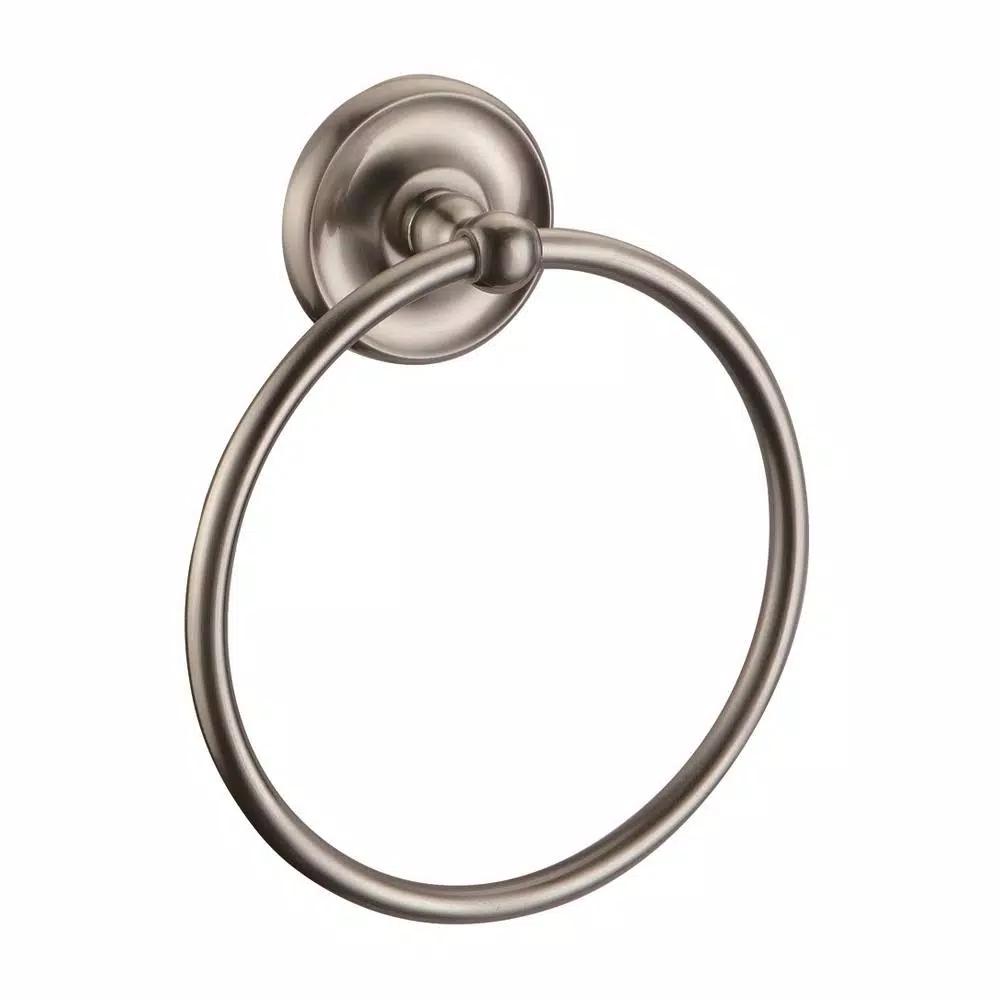 Design House San Martin 4-Piece Bathroom Hardware Accessory Kit, Satin Nickel