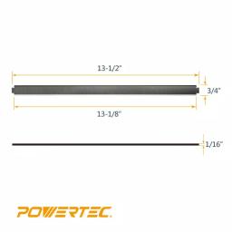 POWERTEC 13 in. High-Speed Steel Planer Knives for Ryobi AP1301 (2-Sets, 4-Knives Total) thumbnail 3
