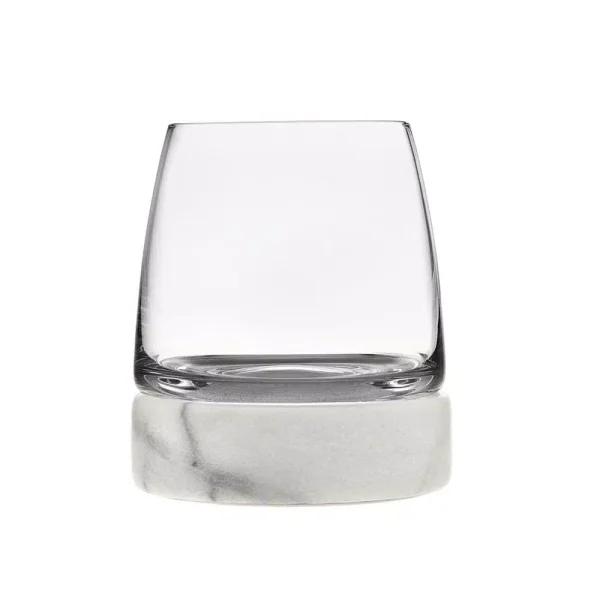 Godinger Stone Cold 15 oz. Stemless Crystal Glasses, Set of 2