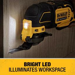 DEWALT 20V MAX XR Brushless 3-Speed 1/4 in. Impact Driver & ATOMIC Oscillating Tool Combo Kit thumbnail 10