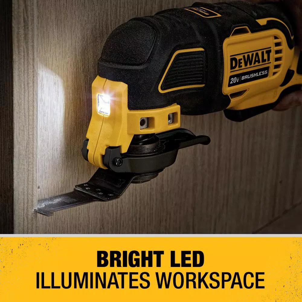 DEWALT 20V MAX XR Brushless 3-Speed 1/4 in. Impact Driver & ATOMIC Oscillating Tool Combo Kit