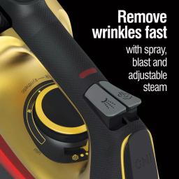 CHI Retractable Cord Steam Iron with Titanium-Infused Ceramic Soleplate, Gold thumbnail 4