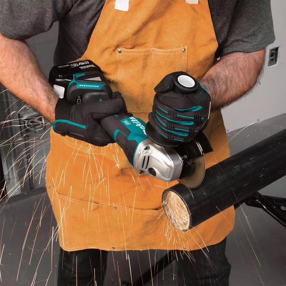 Makita 18V LXT Brushless 5" Angle Grinder Kit with 5.0Ah Battery & Charger