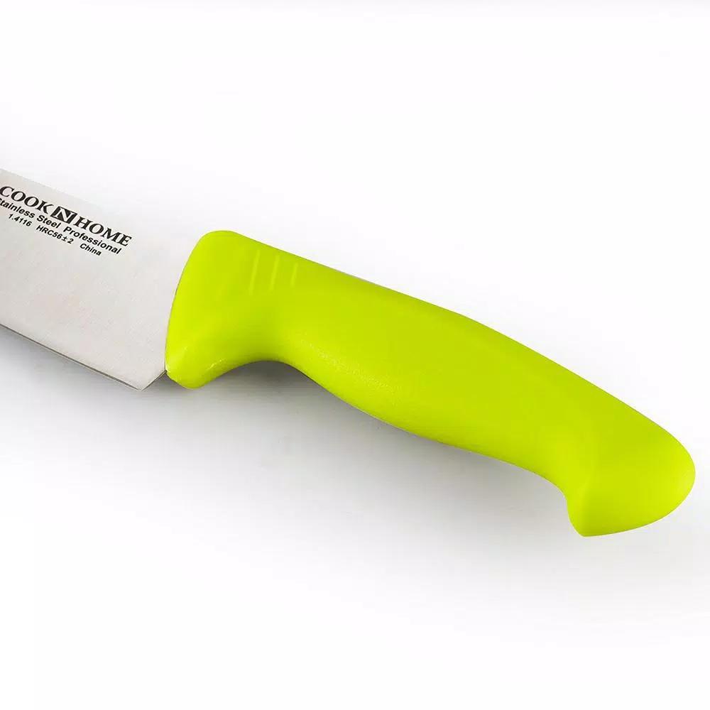 Cook N Home 10 in. Wavy Serrated Stainless Steel Bread Slicer Knife