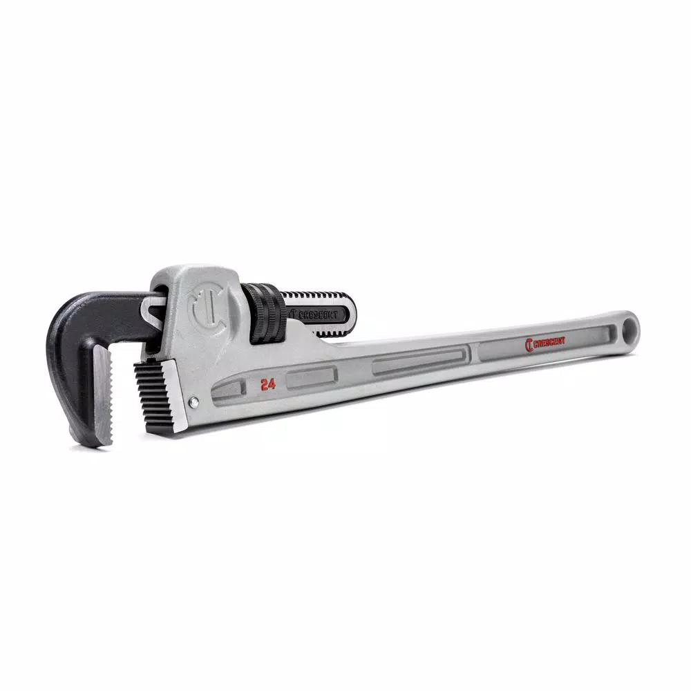 Crescent 24 in. Aluminum Pipe Wrench with K-9 Jaw Teeth
